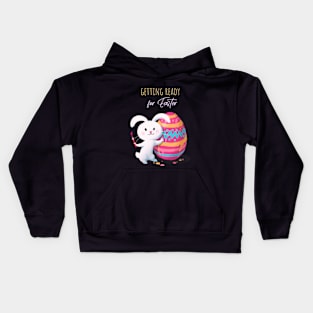 Getting ready for Easter Kids Hoodie